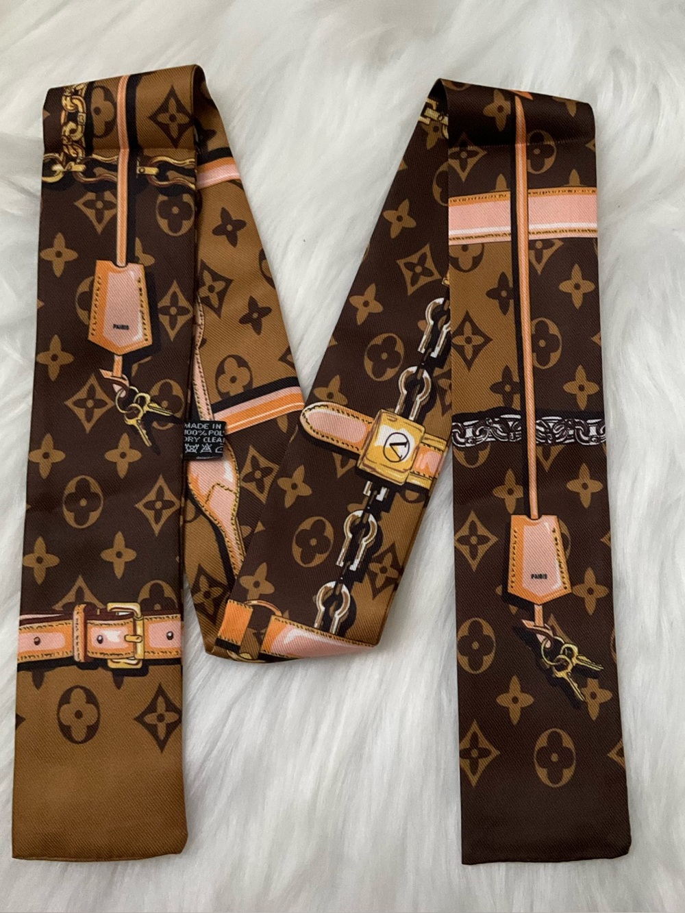 Brown & Tan Twilly Scarf